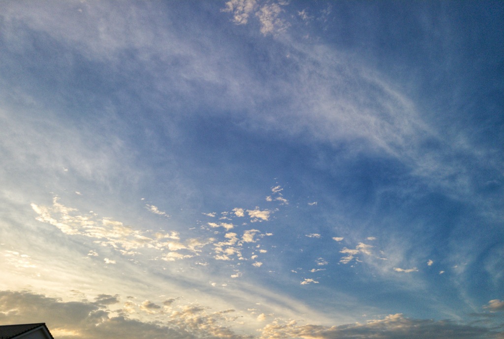 七夕の夕暮れ