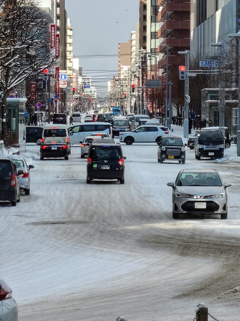 初冬の札幌