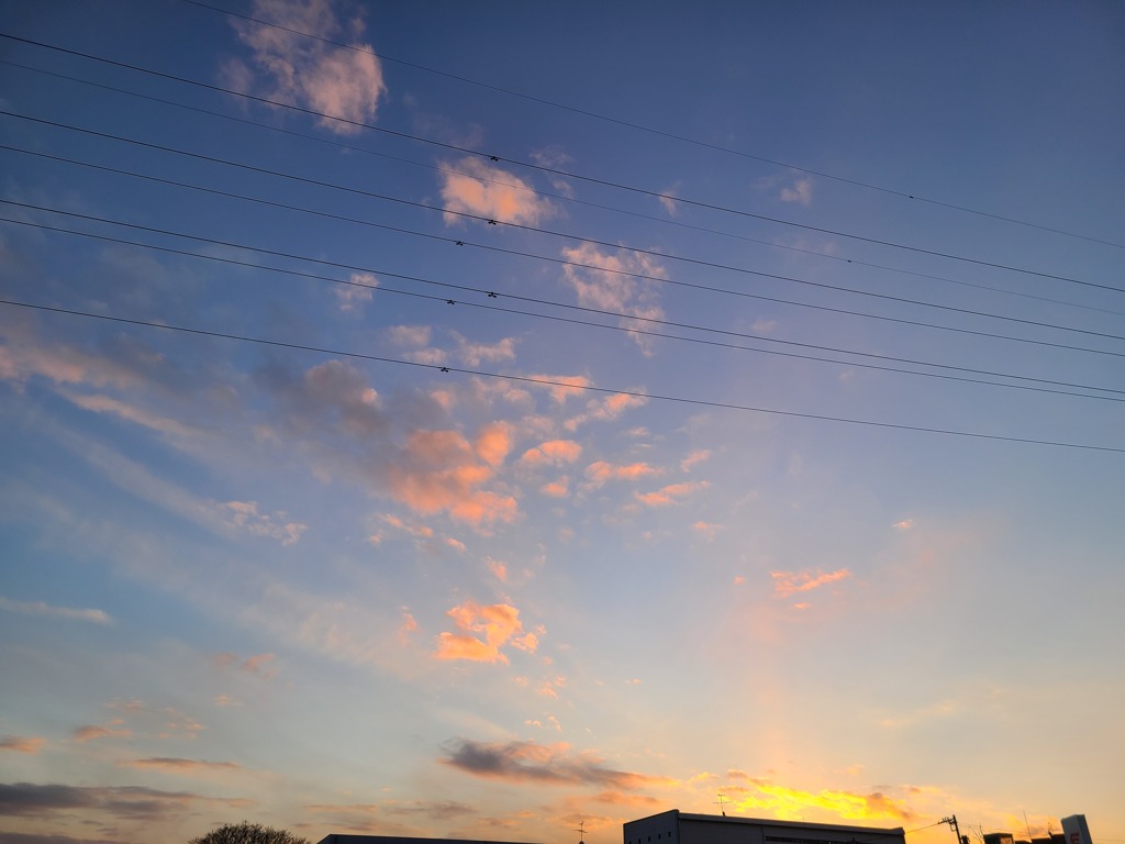 或る夕日（２）