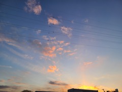 或る夕日（２）