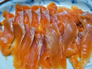 イトウの刺身