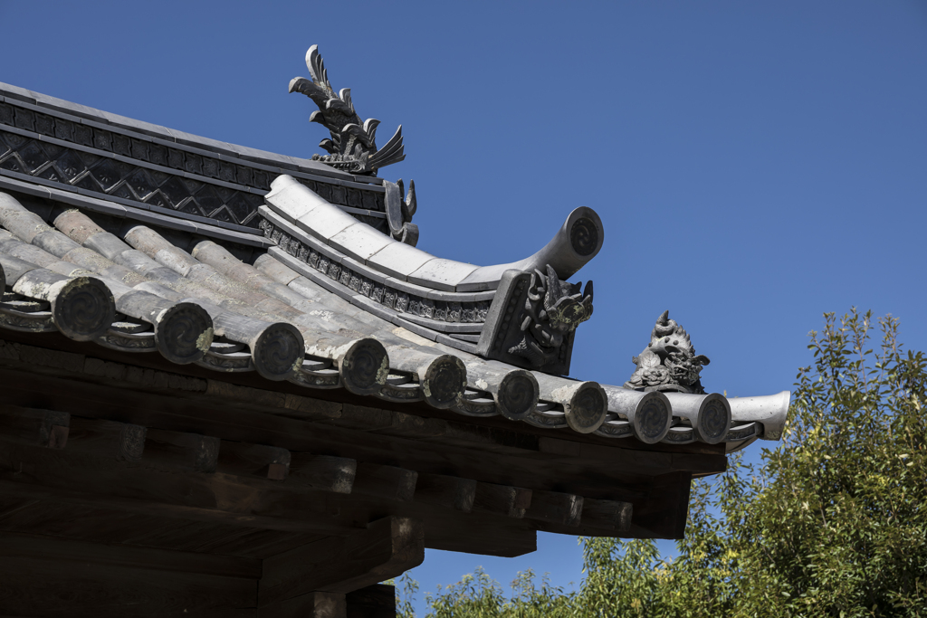 法隆寺にて