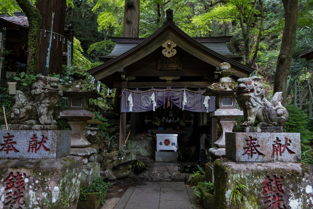 箱根にて