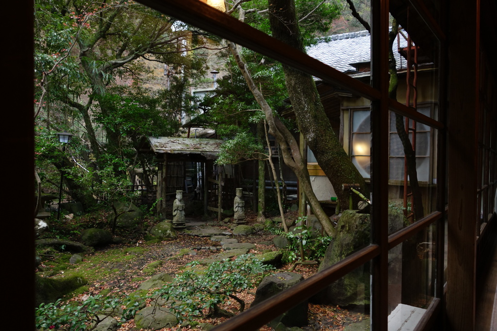 箱根にて