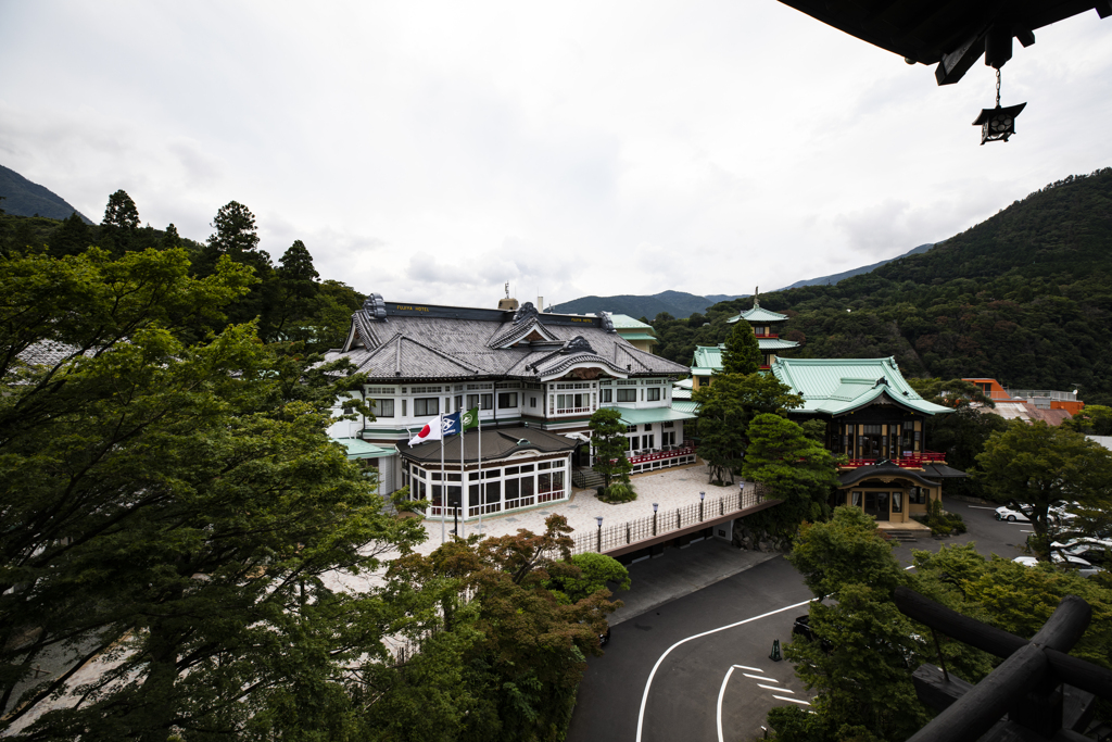 箱根老舗ホテルにて