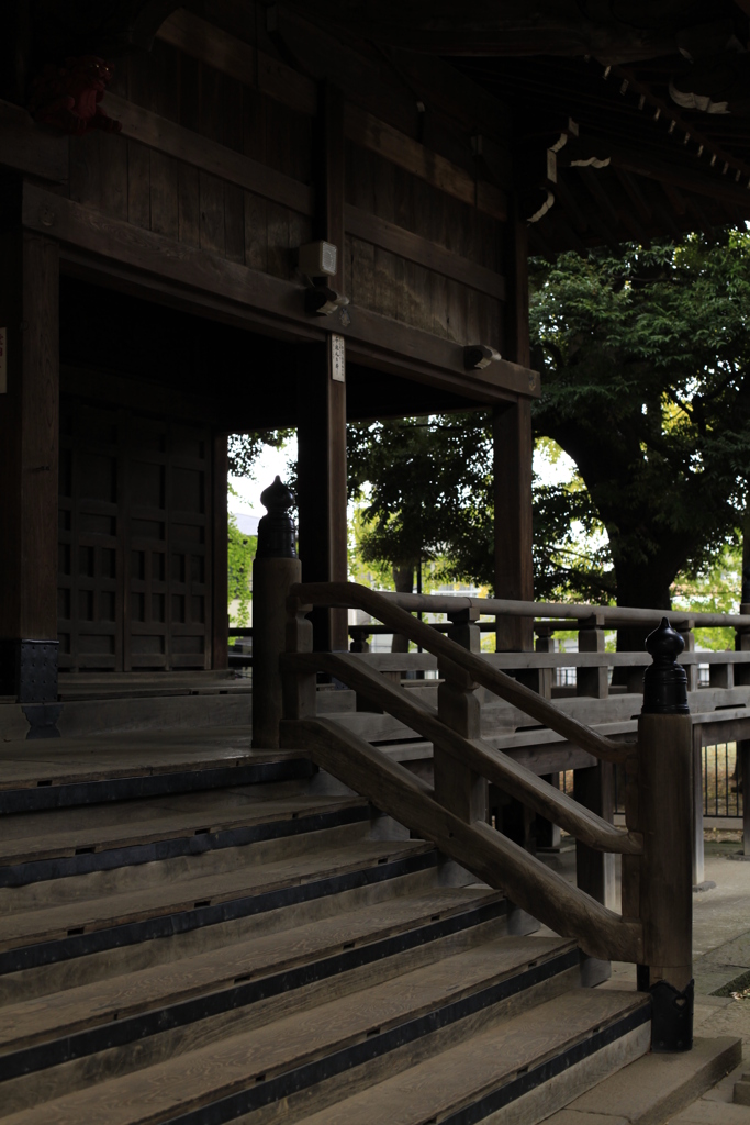 鬼子母神にて