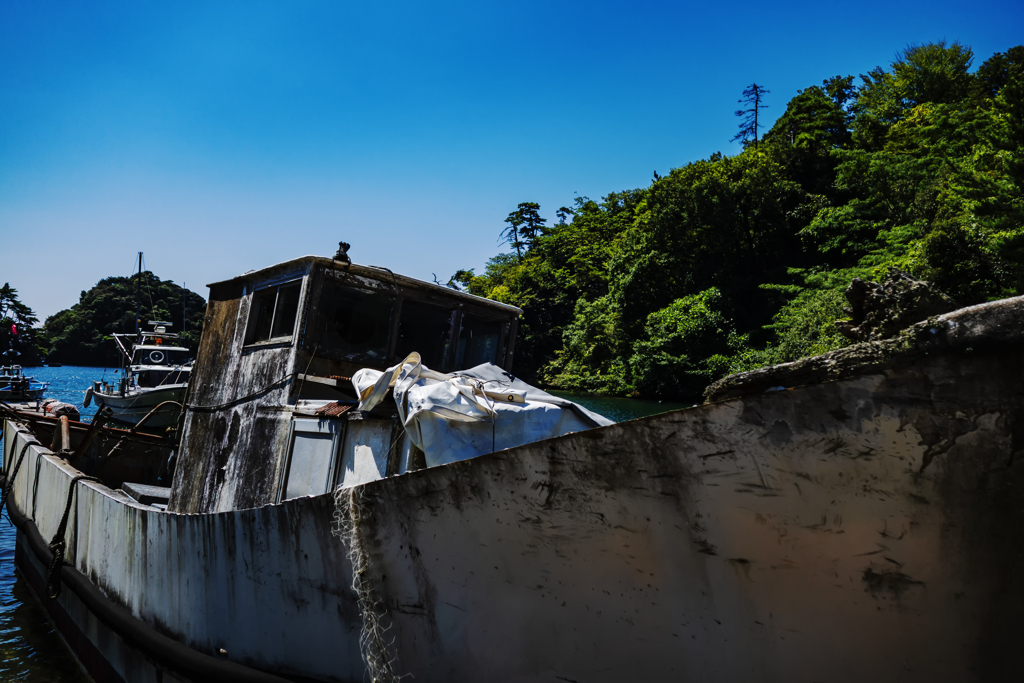 能登半島にて