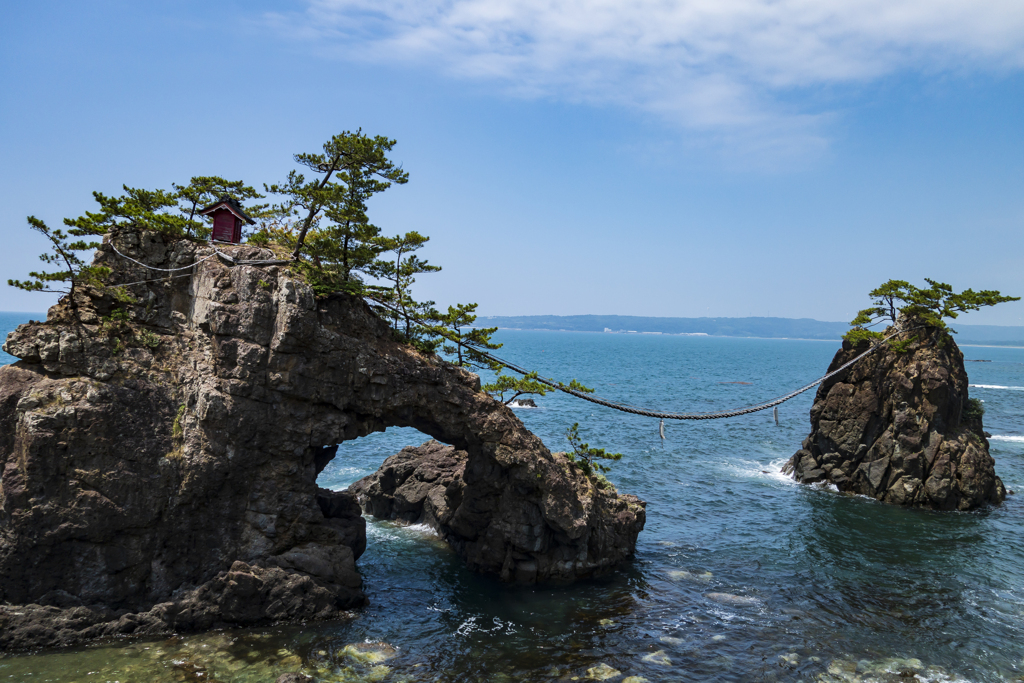 能登半島にて