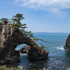 能登半島にて