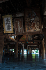 厳島神社にて