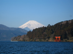 箱根にて