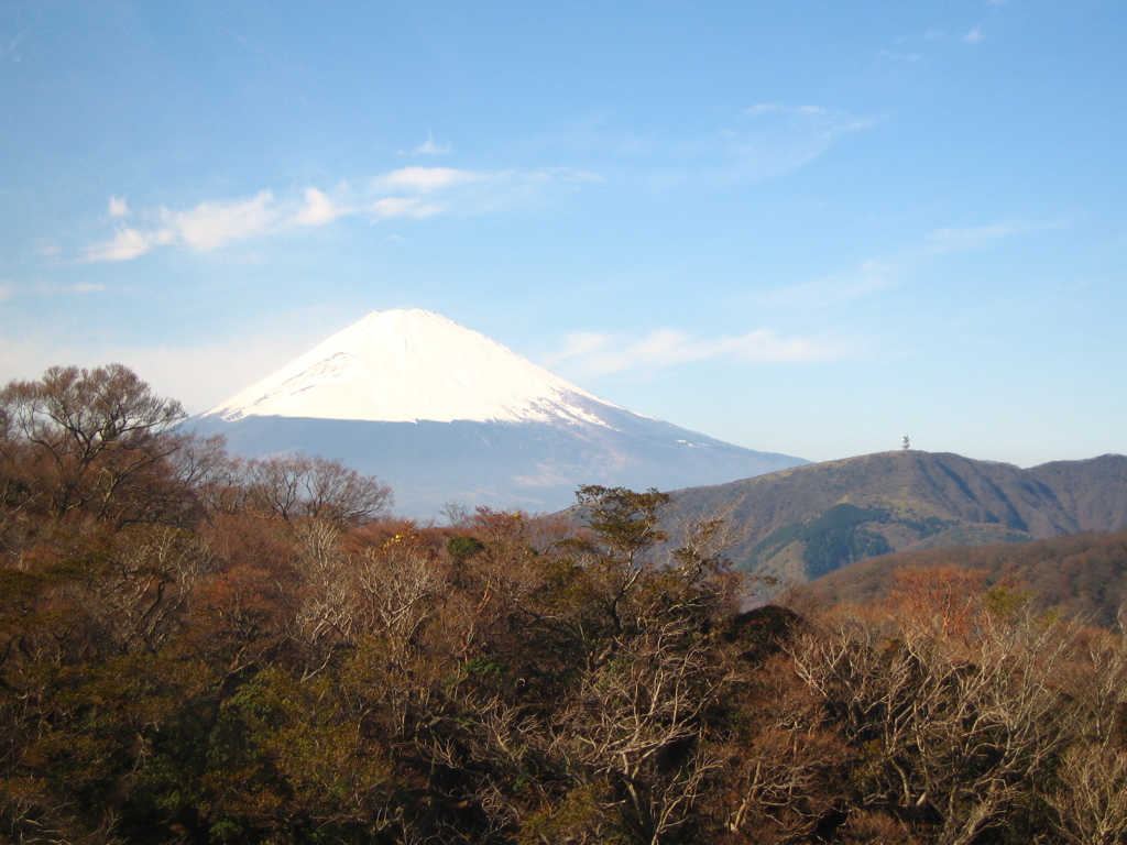 箱根にて