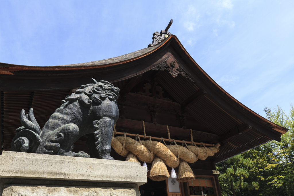 諏訪大社にて