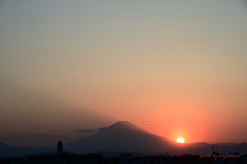 夕日