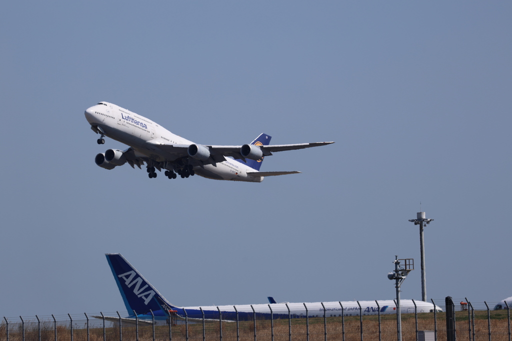 （初めての飛行機撮影）懐かしの747