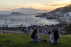 ある夏の日の夕焼け