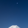 富士と半月