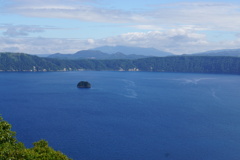 霧のない摩周湖
