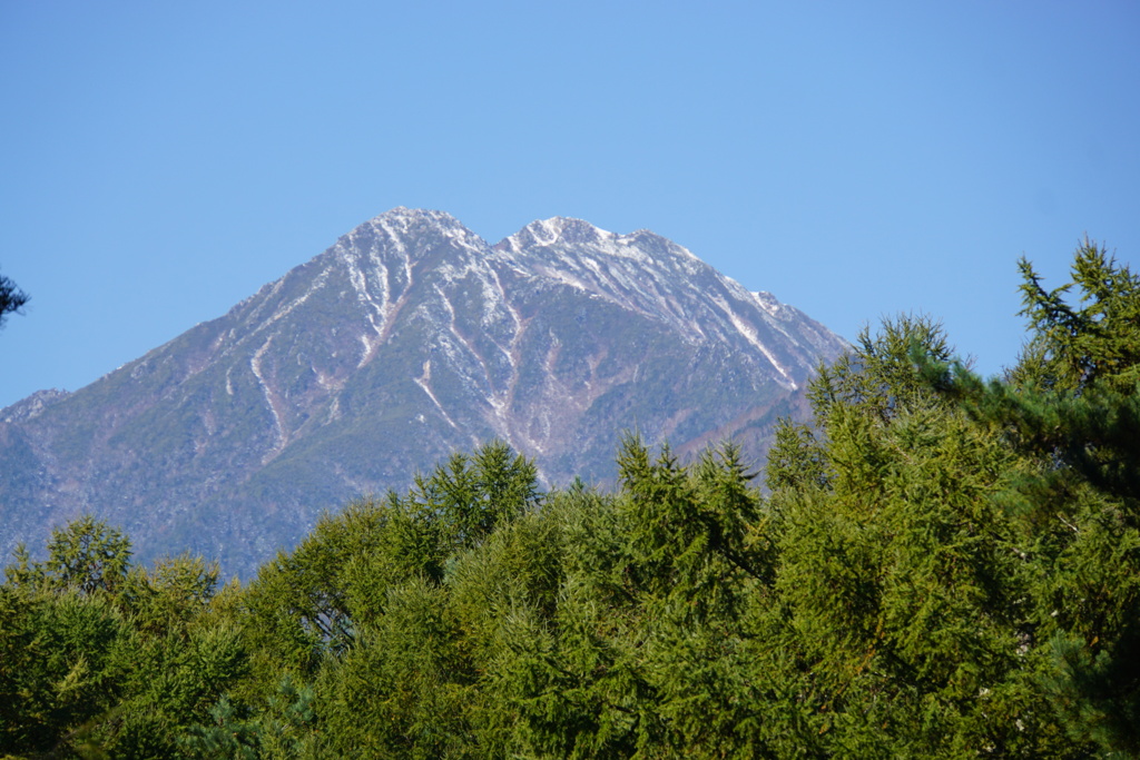 北アルプス常念岳