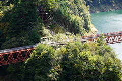 奥大井湖上駅全景