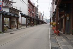 飯山の雁木通り（仏壇通り）