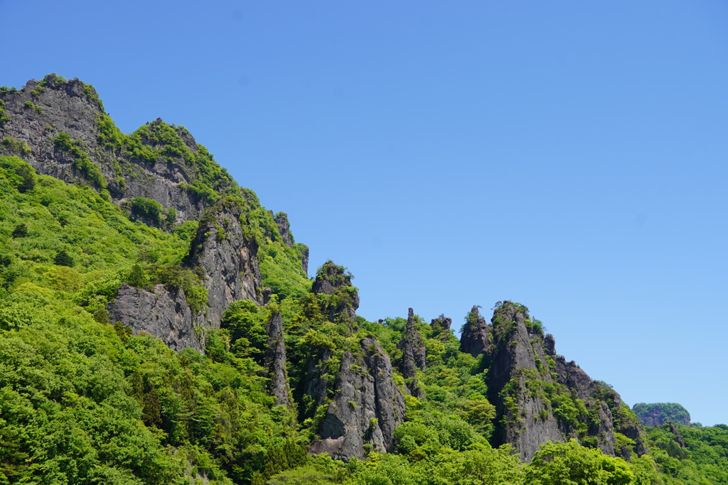 新緑の妙義山