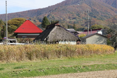古き日本の里山風景