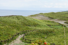 砂丘とオホーツク