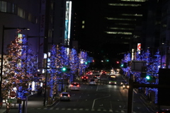 高崎駅前のイルミネーション