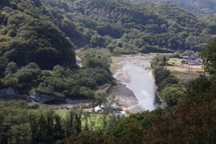 千曲川、此処もお堀の代わり