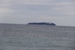初島が見えます