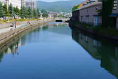 早朝の小樽運河