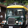 奈良井宿を走る周遊バス