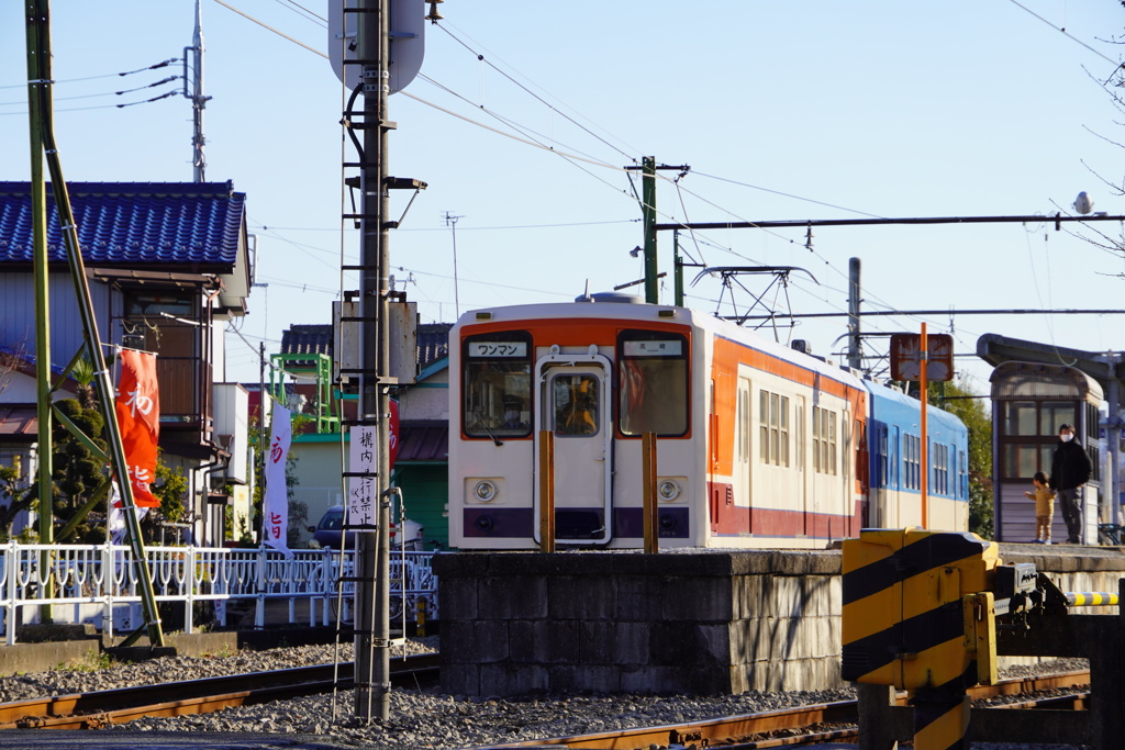 山名駅と上信電車