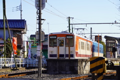 山名駅と上信電車