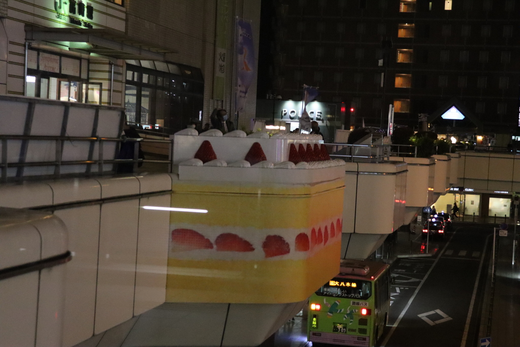 気の早いクリスマスケーキ