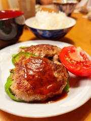 ピーマン肉詰め