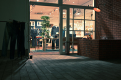 デニム屋の灯り