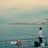 夕暮れの海辺にて#2
