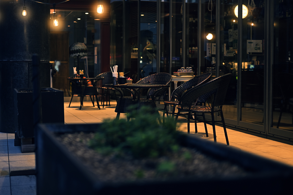 夜カフェ