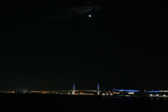港の月夜