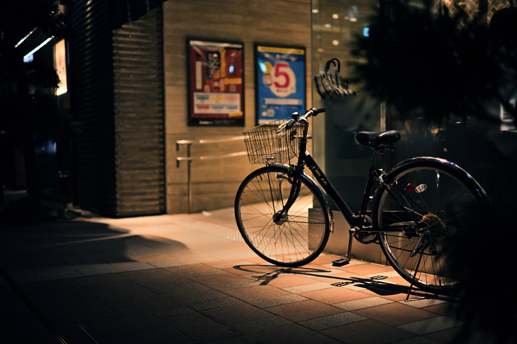 店先自転車