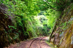 くま川鉄道レールサイクルにて