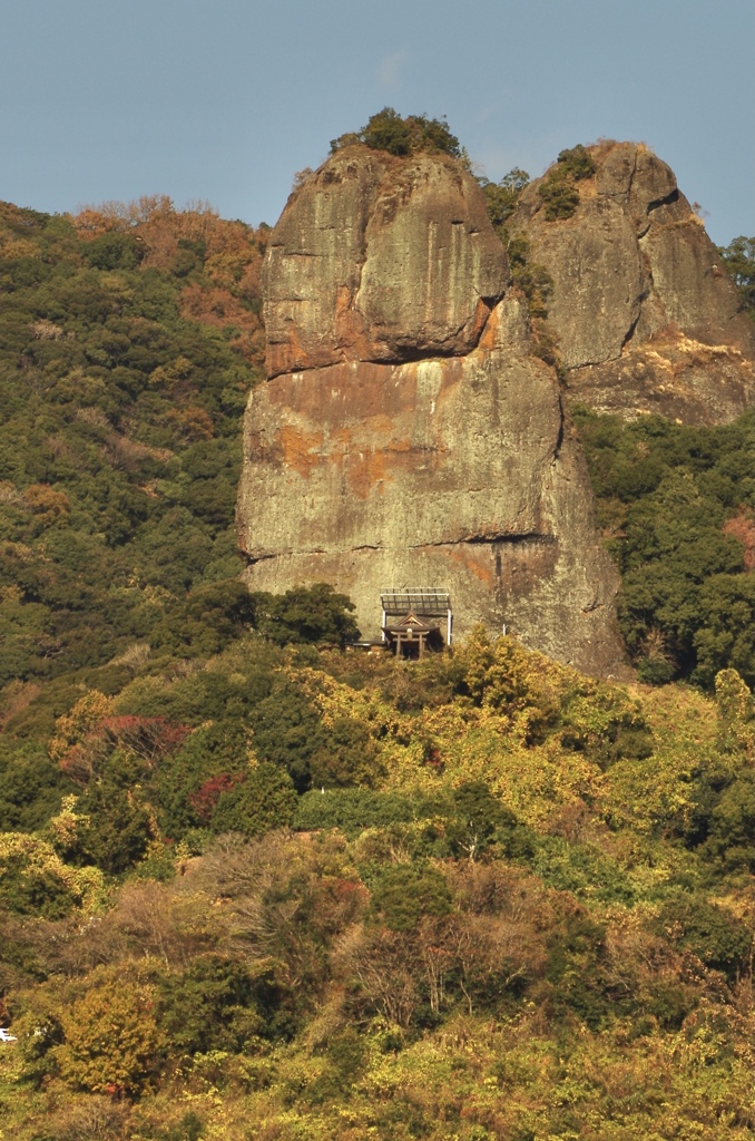 山鹿の不動岩