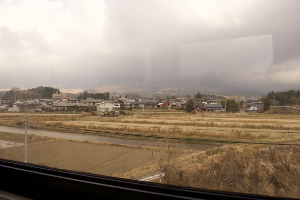 阿蘇山　途中どん曇り
