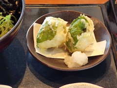 「鱧のシソ揚げ」♪
