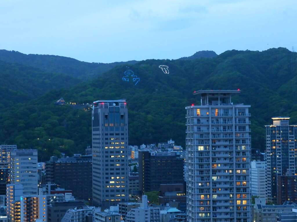 「山の電飾」♪