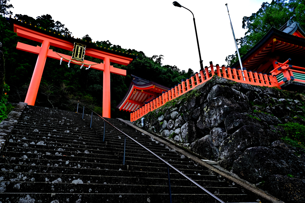 鳥居と石段２