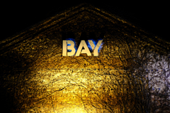 BAYロゴライトアップ