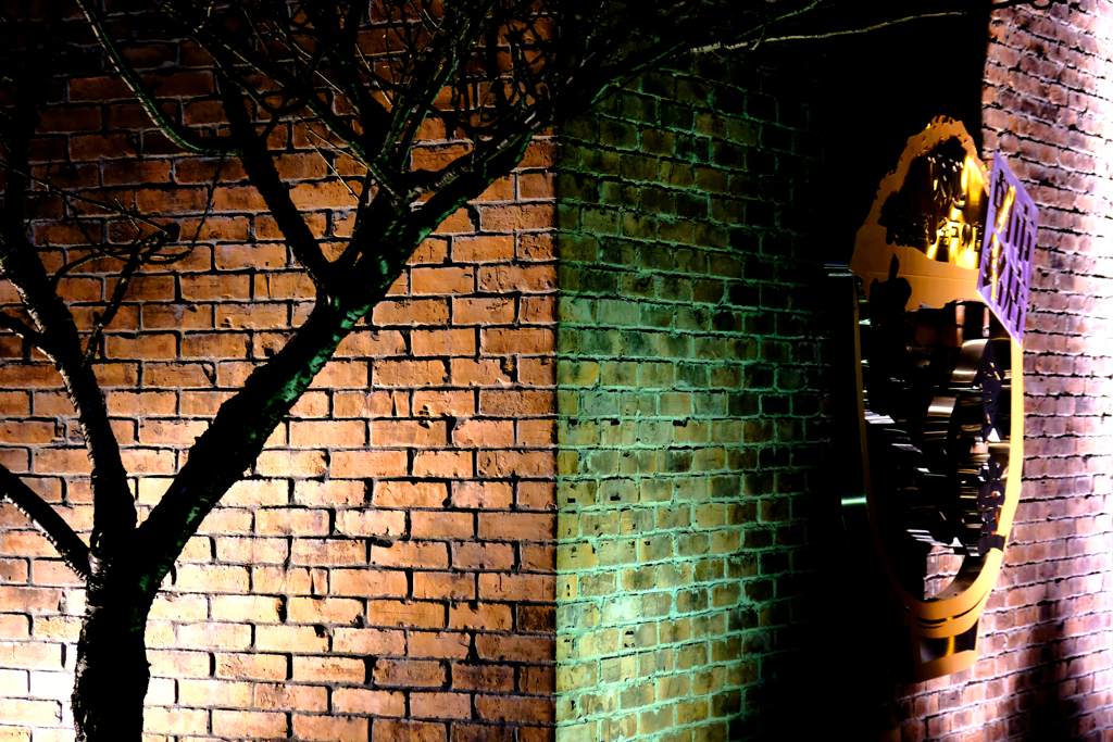 函館ベイエリア煉瓦壁